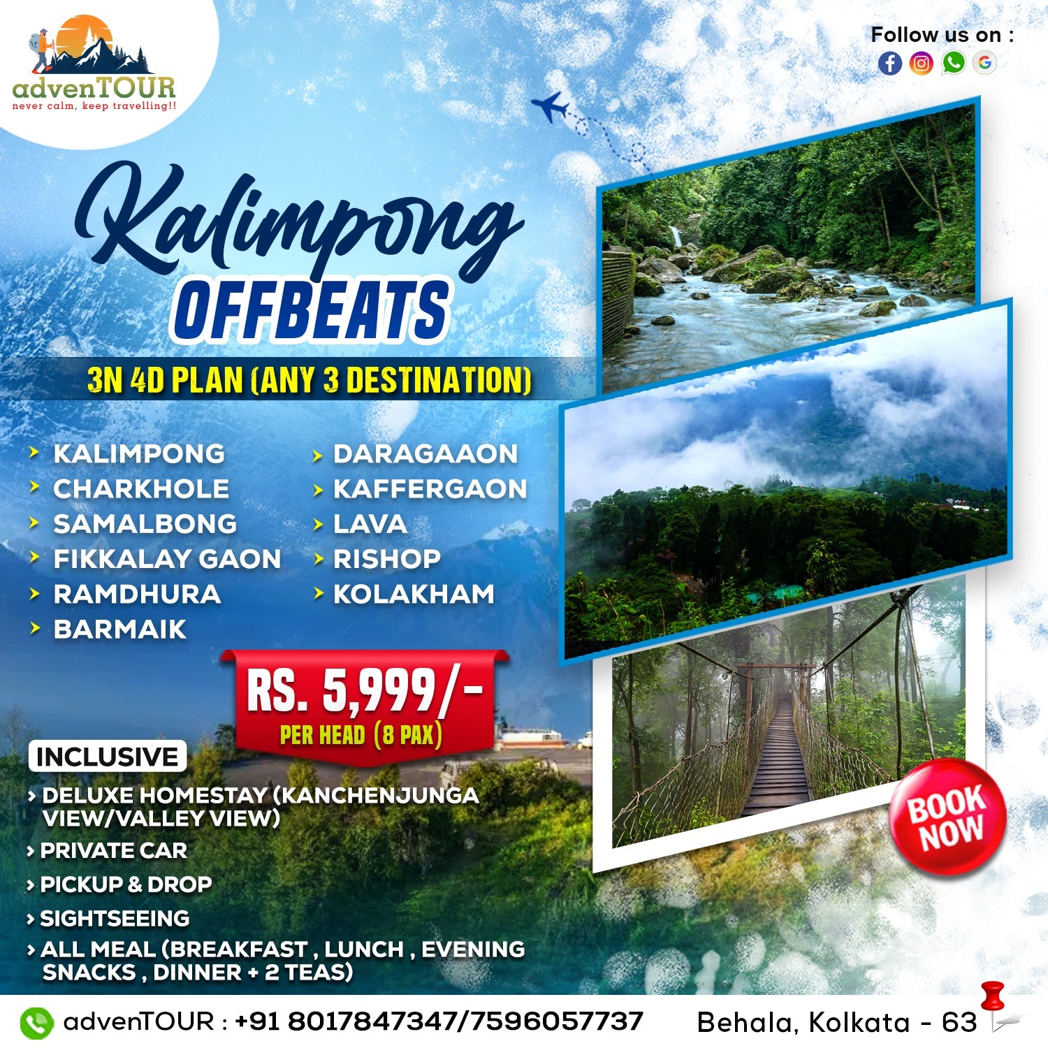 Kalimpong Offbeats Tour Package