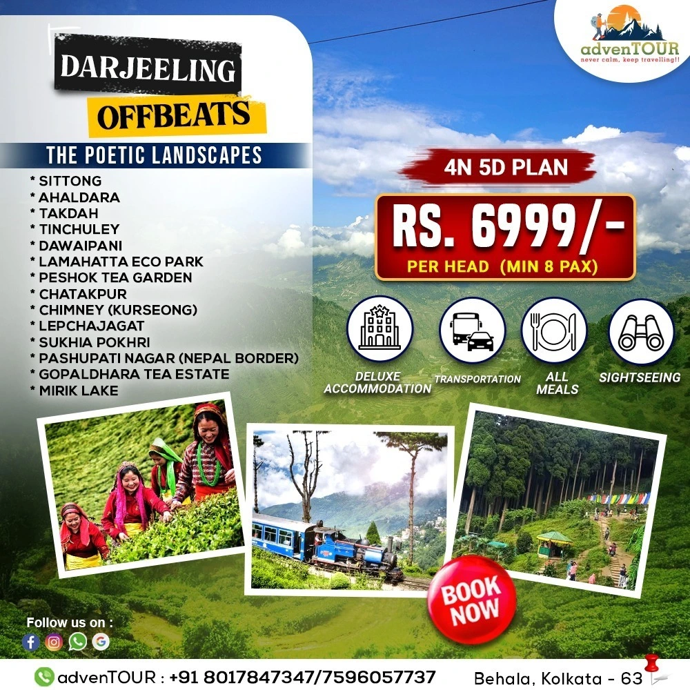 Darjeeling Offbeats 4N-5D