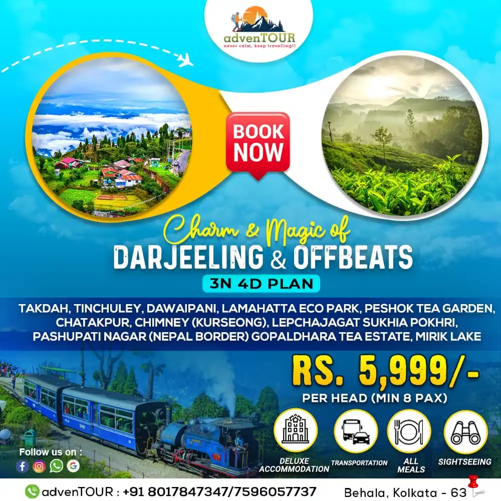 Darjeeling Offbeats – 3N/4D Tour