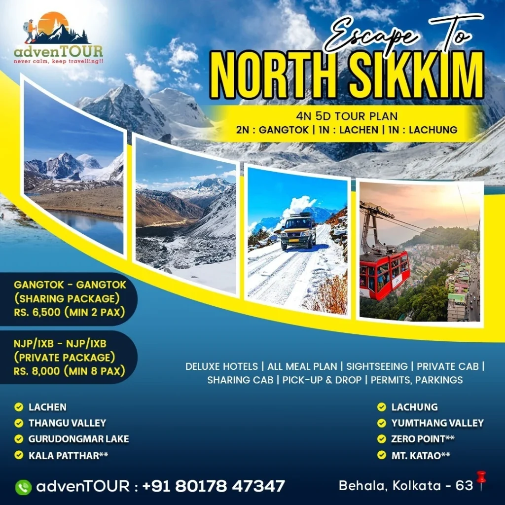 Escape to North Sikkim 4N-5D Tour