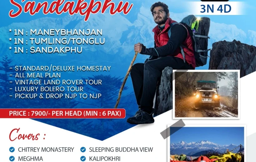 Nature's Masterpiece: Sandakphu Trek 3N/4D
