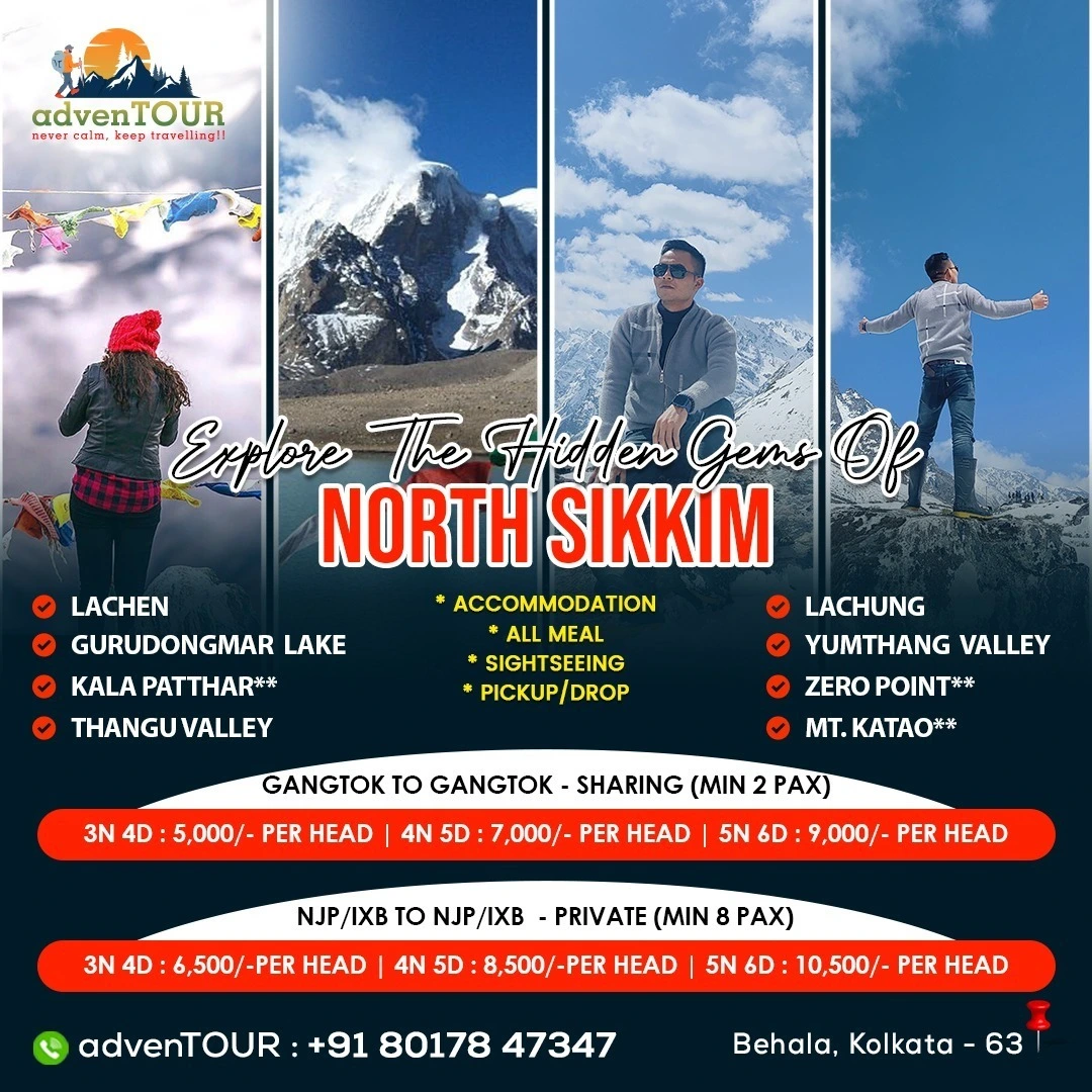 The Hidden Gems Of North Sikkim (3N-4D, 4N-5D, 5N-6D Options)